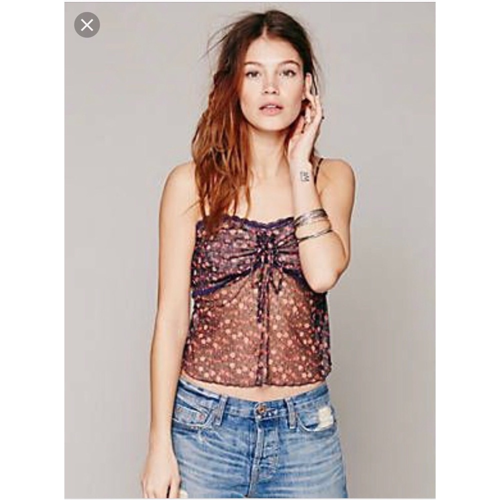 Free people intimates Midnight Garden Cami